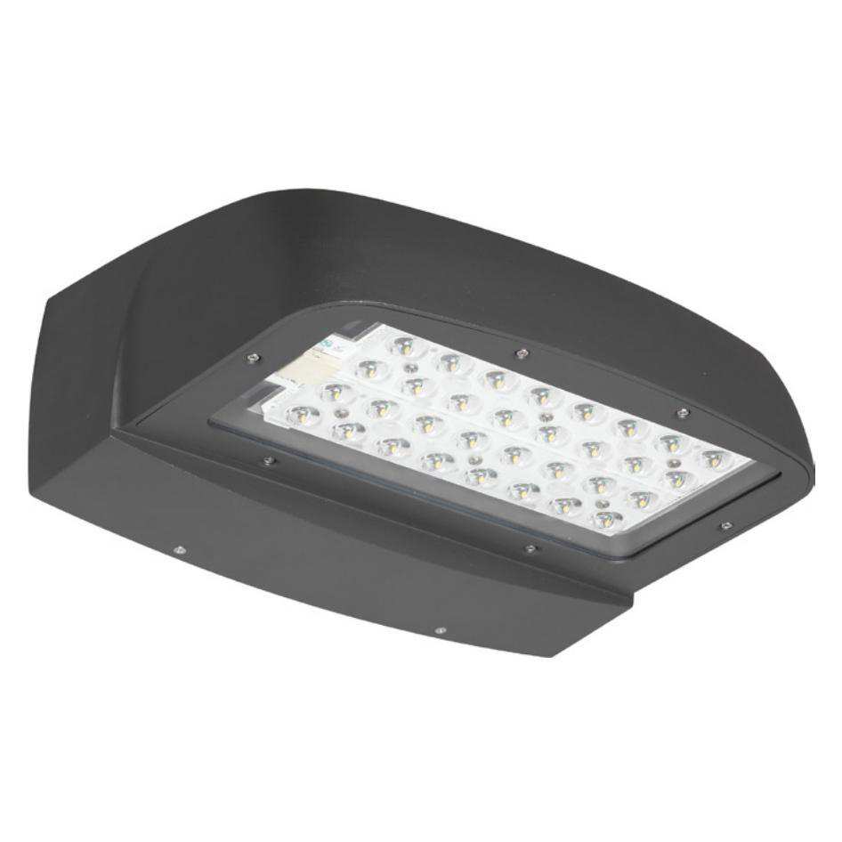 Product image for Wall pack LED 71W 347V 4000K bronze