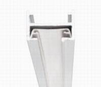 Product image for Basic-Track single circuit rectangular 6ft white