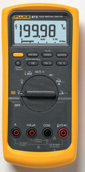 Product image for Multimeter digital V-series CATIII/IV 1000v 10a
