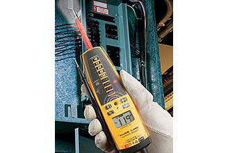 Product image for Tester electrical 10.2-600vac/dc GFCI trip LCD