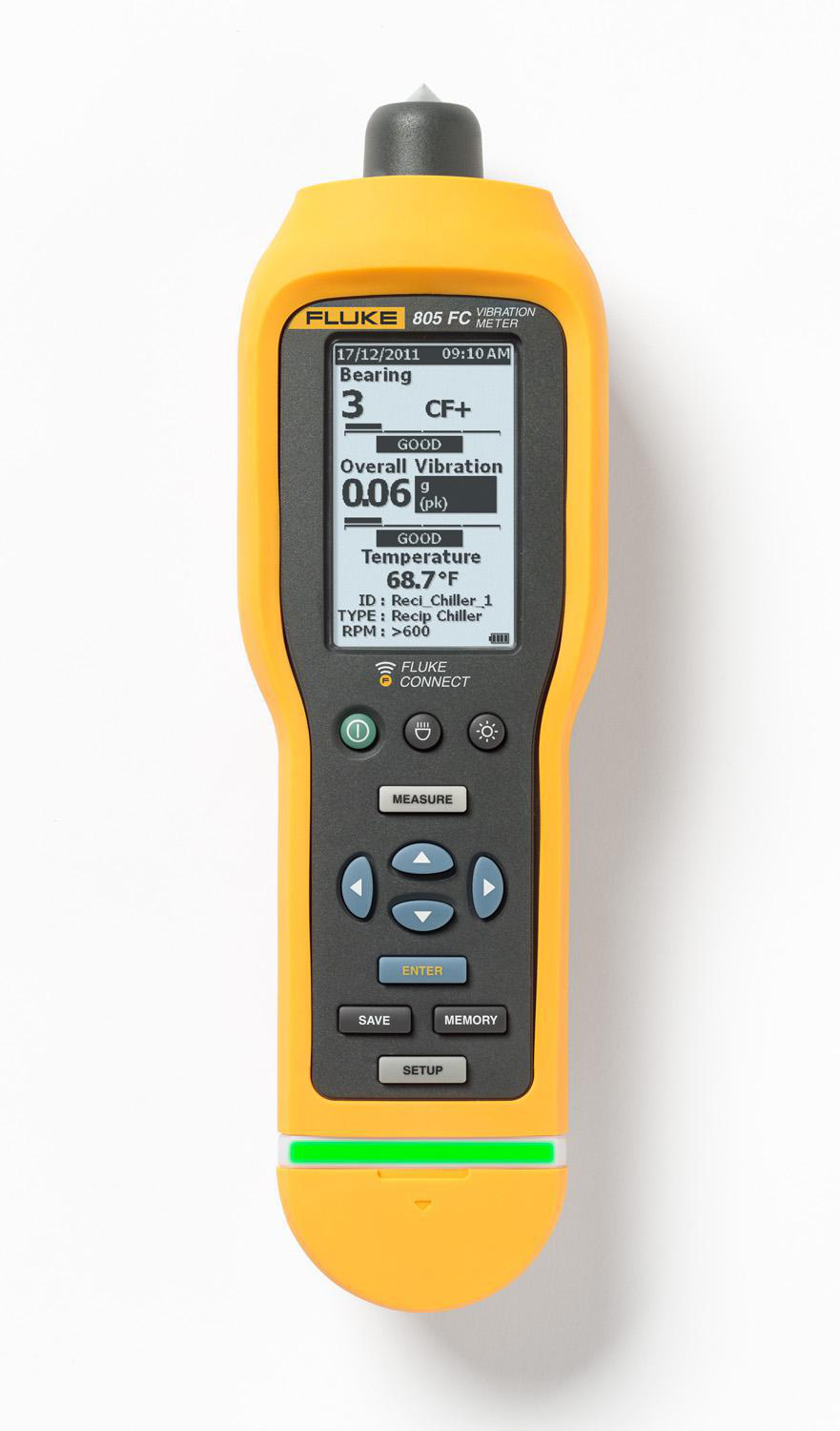 Product image for FLUKE 805FC METER VIBRATION C/W FLUKE CONNECT MOBILE APP ITEM 4489229
