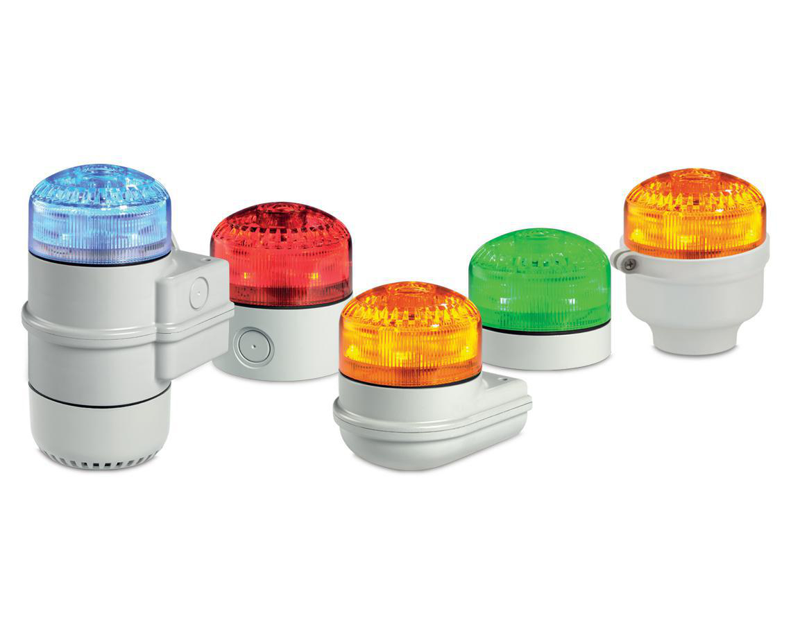 Product image for MODULAR AUDIBLE/VISUAL SIGNAL BLUE