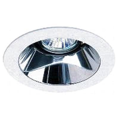 Product image for Trim baffle chrome white ring 4"