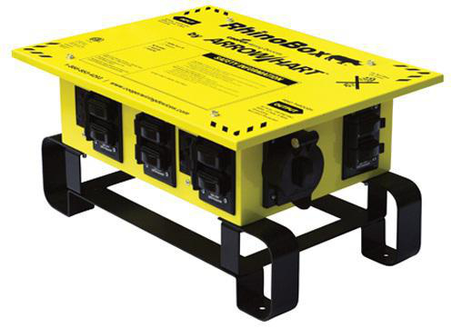 Product image for Center power temporary 3-pole 4-wire 50A 120/240V