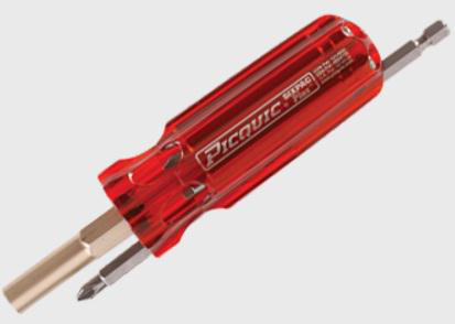 Product image for Screwdriver PICQUIC sixpac plus 1/4" hex 7-bits