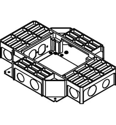 Product image for Box shallow stamped steel 10x2-7/16x13-5/8"