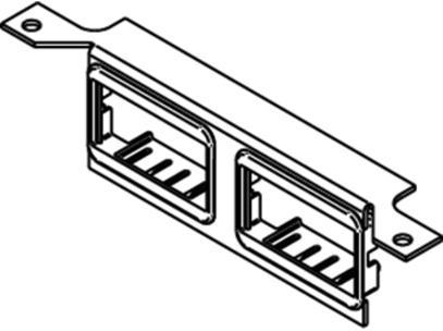 Product image for Bracket communication 4-knockouts 9/16x3/4"