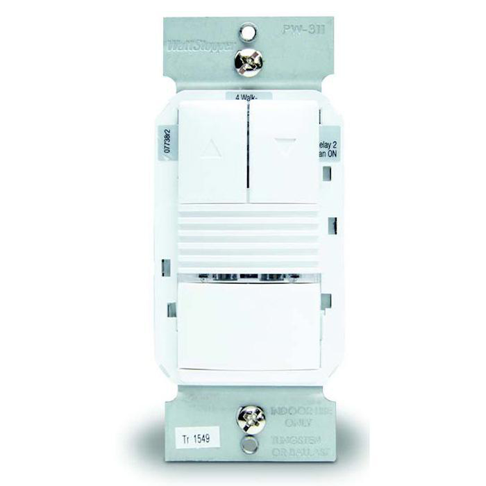Product image for Wall switch occupancy sensor PIR 0-1200W 120/277V dimmable black