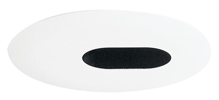 Product image for Trim MR16 adjustable slot aperture 4in white