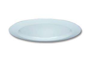 Product image for Trim baffle 5in flange open white