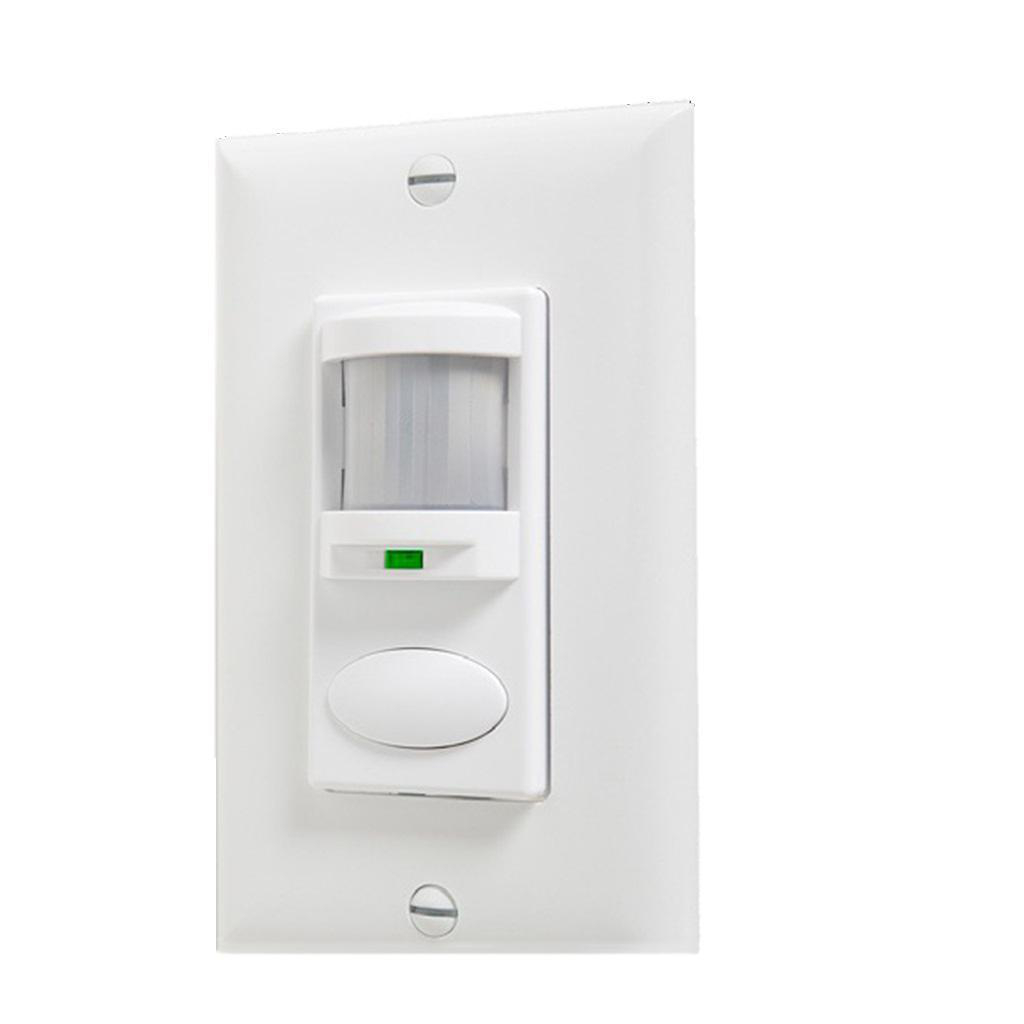 Product image for Sensor wall switch residential passive infrared 120V white