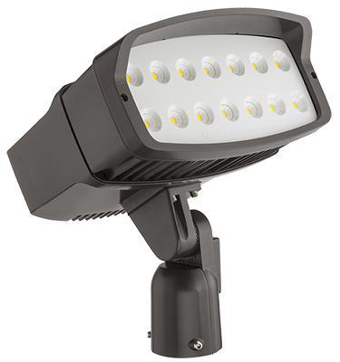 Product image for Projector flood LED 183W 120/277V 5000K 14510 lumens yoke dark bronze