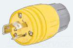 Product image for Plug thermoplastic 2P3W 30A L6-30P yellow