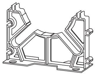 Product image for Spacer base vertical-lok 2x1-1/2" 150/pk