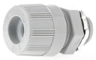 Product image for Strain relief grips straight nylon 1/2inNPT
