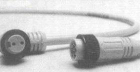 Product image for Cordset 3-pole single end 90.. male 16AWG 12'