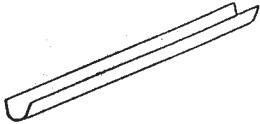 Product image for Guard U-cable straight steel 8'x4-1/4"