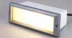 Product image for Light brick xenon louvre 2750K 120V 18W black