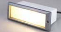 Product image for Light brick xenon louvre 2750K 120V 18W bronze