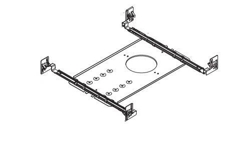 Product image for Pot light mounting plate 4-5/16in Non IC remode