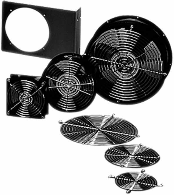 Product image for Fan compact axial black 560CFM 115vac 10in