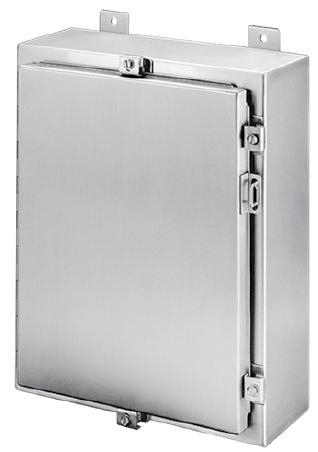 Product image for Enclosure wall mount 304 ss NEMA4X 16x12x8in