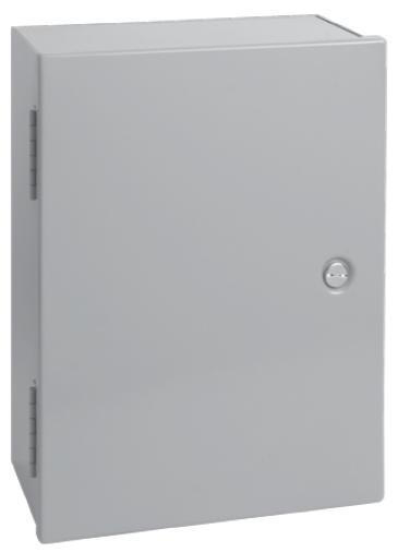 Product image for Enclosure hinge-cover steel 16x16x6.62in NEMA1