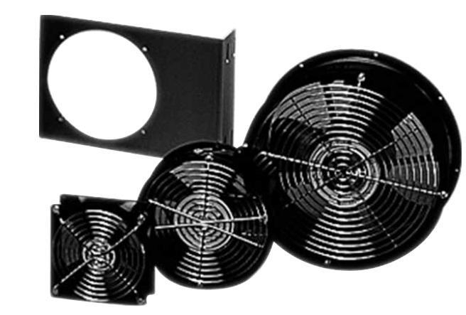 Product image for Fan axial black 118CFM 24VDC 4in