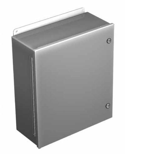 Product image for Junction box hinge cover grey 6x6x4" NEMA 4