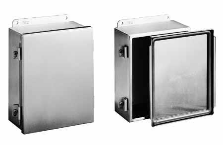 Product image for Junction box clamp cover SS 6x6x4" NEMA 4X