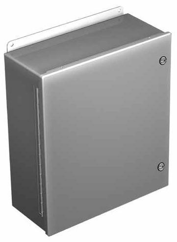 Product image for Junction box hinge cover grey 8x8x4" NEMA 4