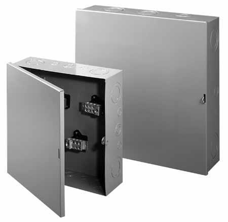 Product image for Splitter box 4wire stl 600V 85A 12x12x4in NEMA1