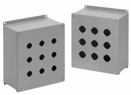 Product image for NVENT_HOFFMAN E1PBX PB 1HOLE ENCLOSURE