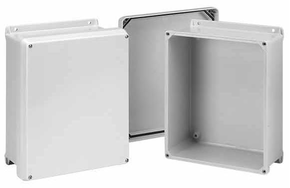 Product image for Enclosure flat cover fiberglass 12x10x4.74" 4X