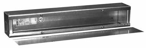 HOFFMAN A6636T1T Hoffman Wiring Trough Plated Steel Screw-Cover Wiring