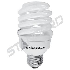 Product image for Lamp compact fluorescent T2 18W E26 2700K 1250 lumens spiral