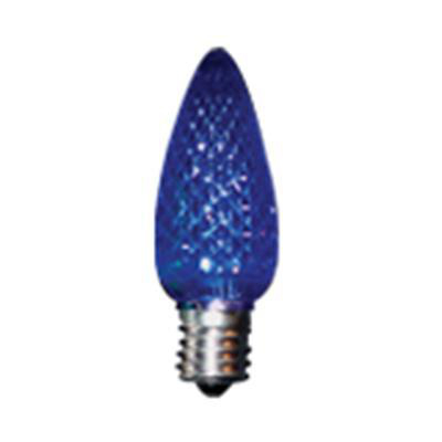 Product image for Seasonal party lamp LED C9 0.45W E17 100/130V blue