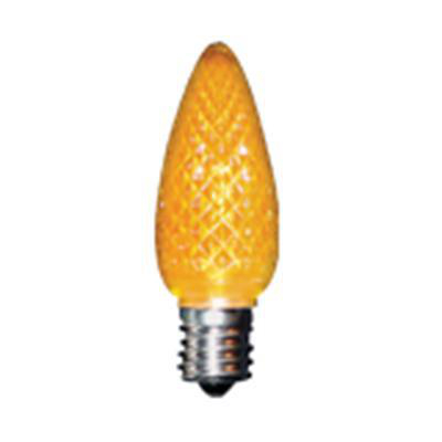 Product image for Seasonal party lamp LED C9 0.45W E17 100/130V amber