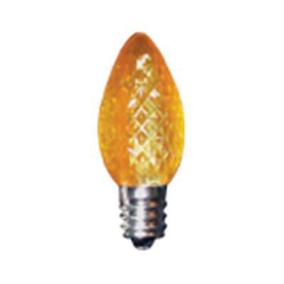 Product image for Seasonal party lamp LED C7 0.37W E12 100/130V amber