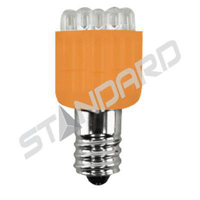 Product image for Lamp miniature LED S6 1.8W E12 24-28V amber