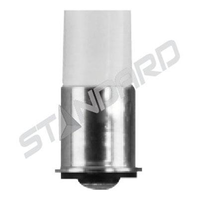 Product image for Lamp miniature LED T1-3/4 0.5W Midget Flange F6 28V white