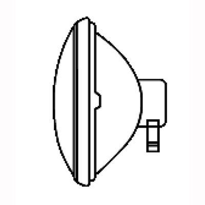 Product image for Lamp INC PAR46 200W med side pr. 120V 2250 lumens clear
