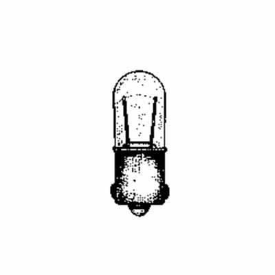 Product image for Lamp miniature INC T6.8 1.2W BA7s 6V 0.55 lumens clear