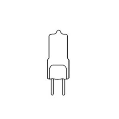 Product image for Lamp projection halogen T4 150W G6.35 24V 3300K 4500 lumens