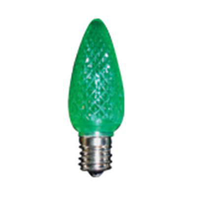 Product image for Seasonal party lamp LED C9 0.45W E17 100/130V green