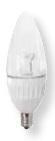 Product image for Lamp LED B11 E12 2700K 120VAC 4.7W clear