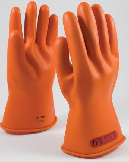 Product image for Glove electrician class-0 rubber orange 1000V SZ-8
