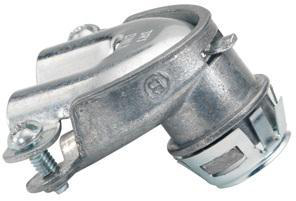 Product image for Connector snap-in duplex 90.. die-cast zinc 3/8"