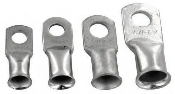 Product image for LUG TIN PLATED COPP 4/0GA 3/8" - 20PK