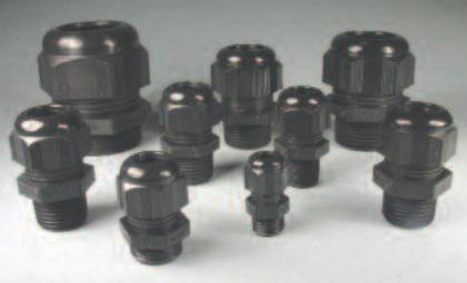Product image for TECHSPAN RD09NR DOME CONN 3/8" NPT (.12-.28") BLACK
